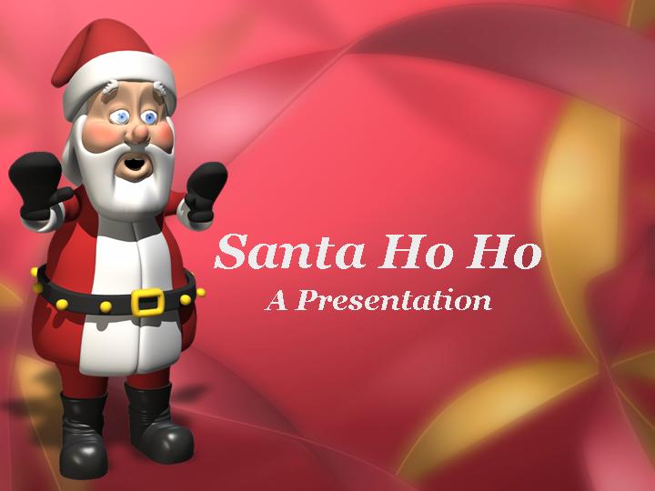 santa_ho_ho ppt模板