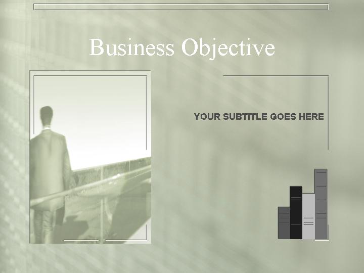 business objective ppt模板