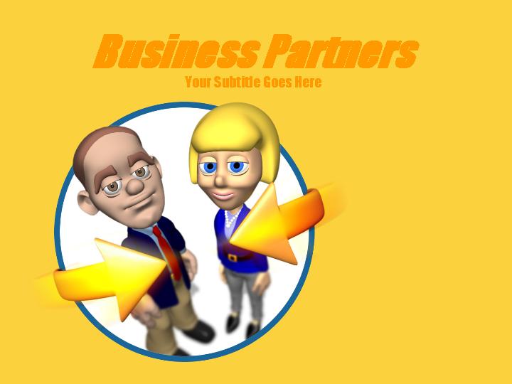 business partners ppt模板