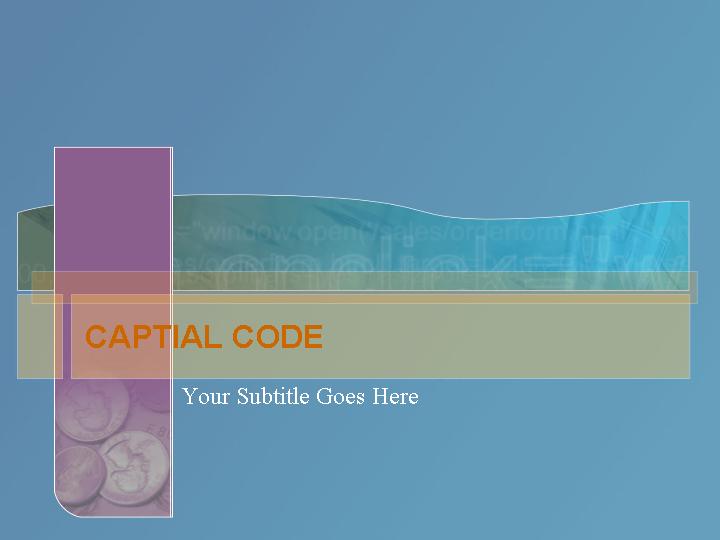 capital code ppt模板