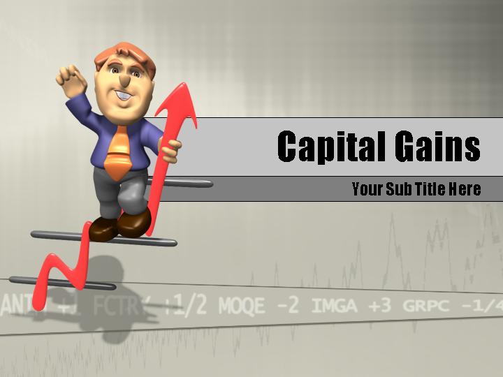 capital gains ppt模板