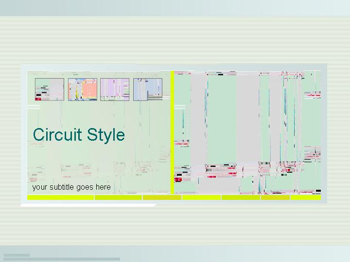 circuit style ppt模板