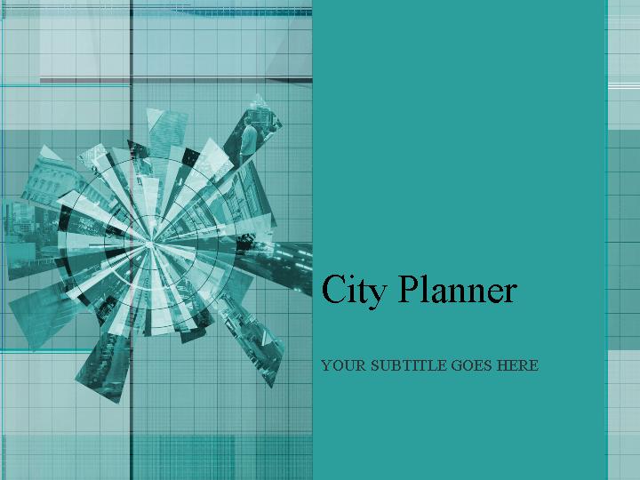 city planner ppt模板