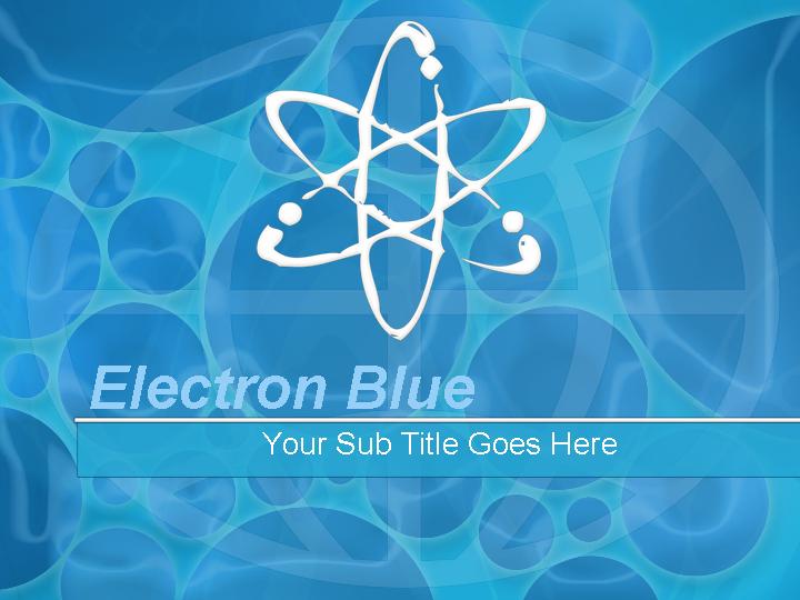 electron blue ppt模板