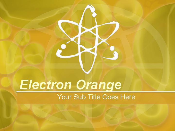 electron orange ppt模板