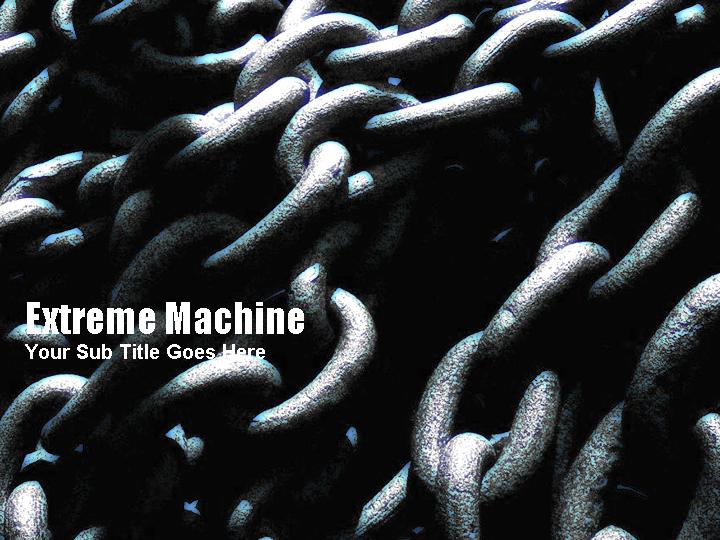 extreme machine ppt模板