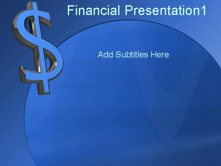 financial presentation1 ppt模板