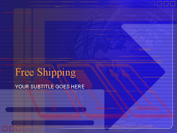 free shipping ppt模板