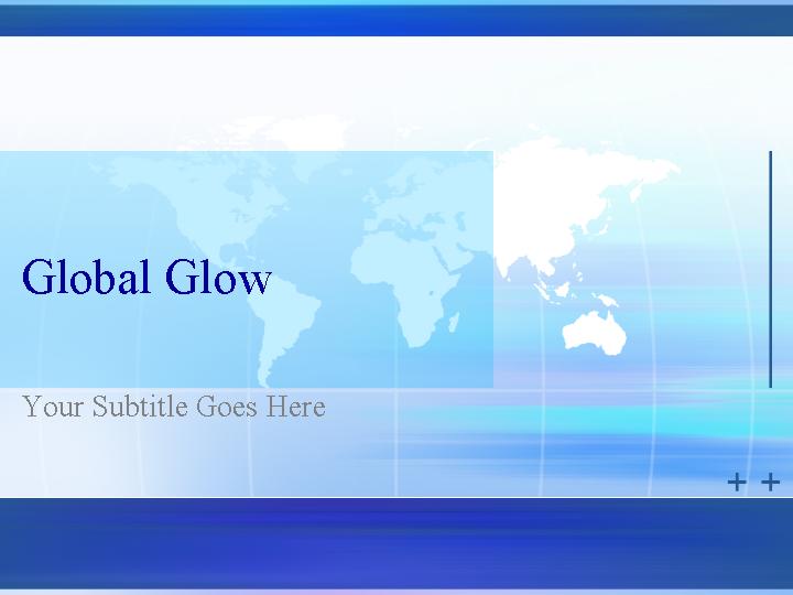 global glow ppt模板