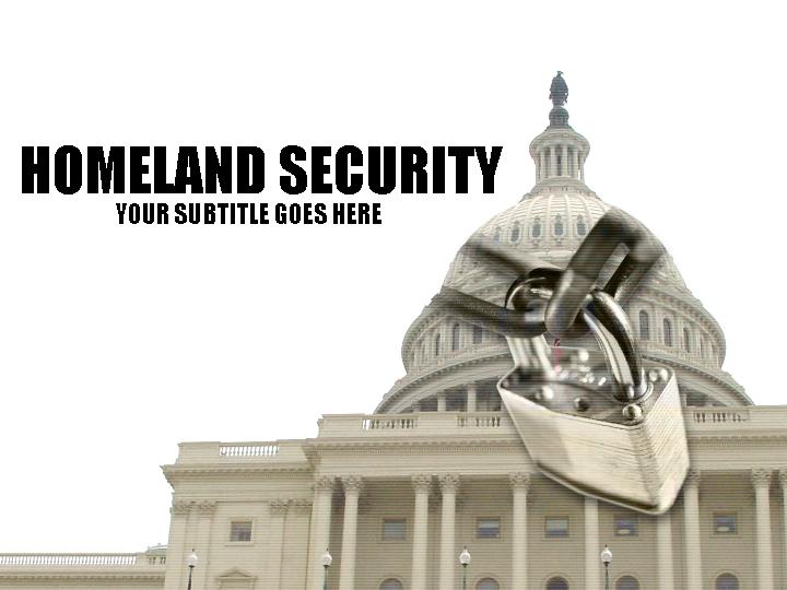 homeland security ppt模板