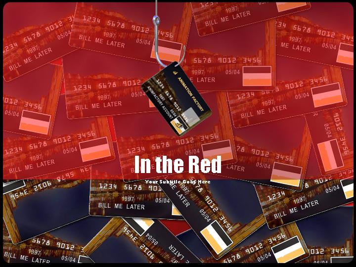 in the red ppt模板