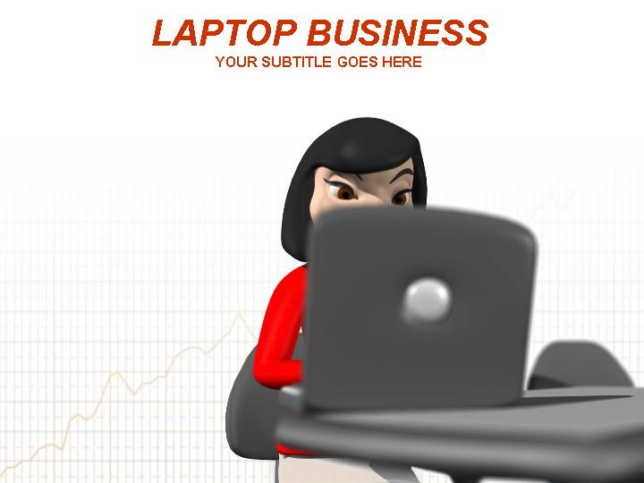 laptop business ppt模板