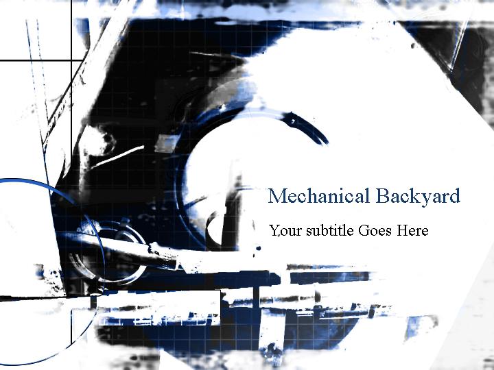 mechanical backyard ppt模板