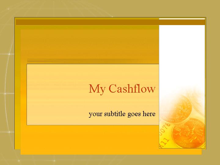 my cashflow ppt模板