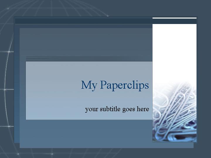 my paperclips ppt模板