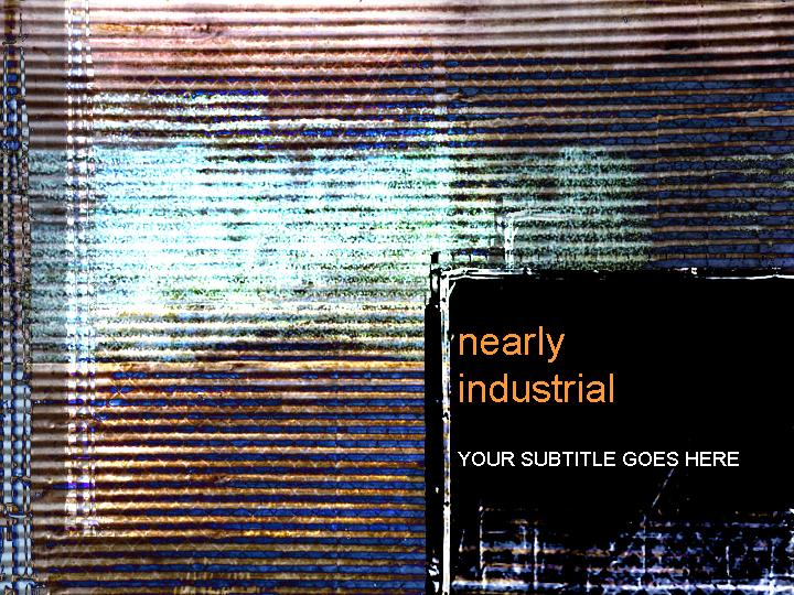 nearly industrial ppt模板