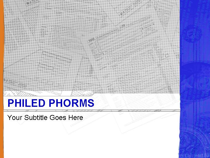 philed phorms ppt模板