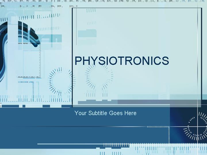 physiotronics ppt模板