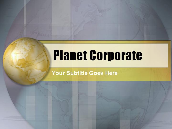 planet corporate ppt模板