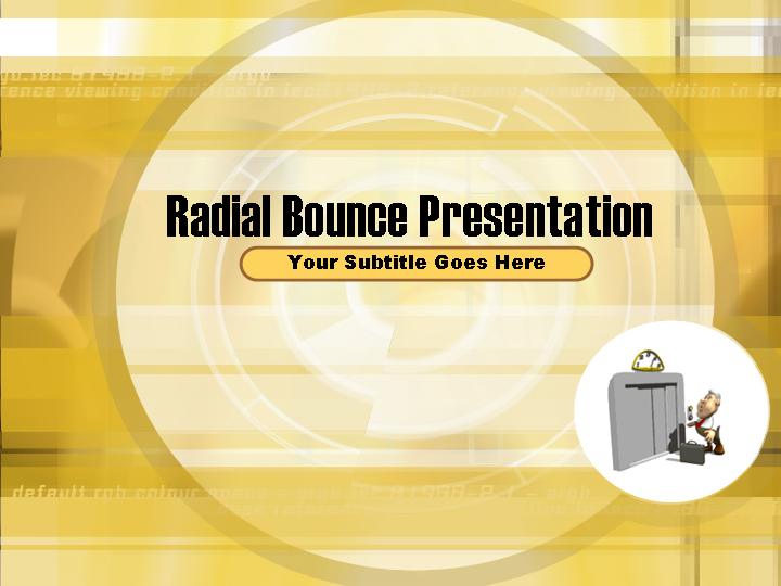 radial bounce ppt模板