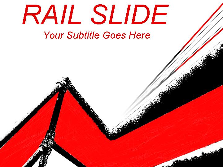 rail slide ppt模板