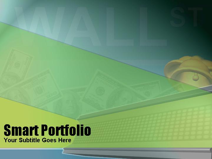 smart portfolio ppt模板