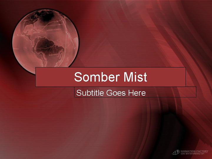 somber mist ppt模板