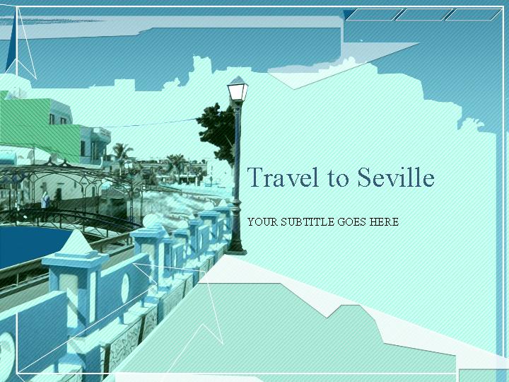 travel to seville ppt模板