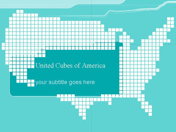 united cubes of america ppt模板