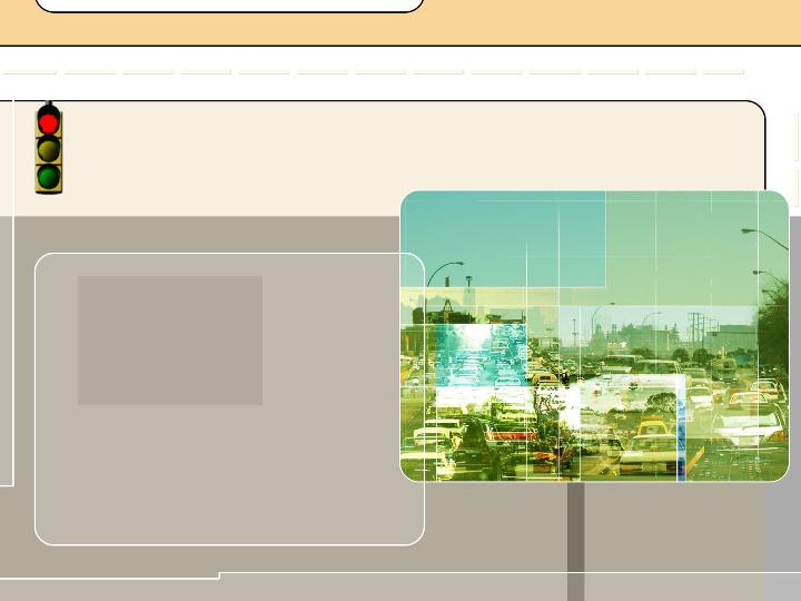交通行业ppt模板之红绿灯
