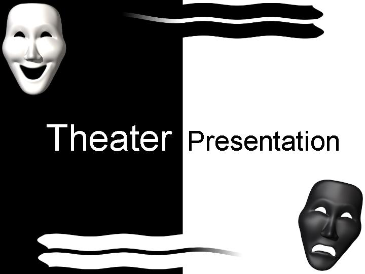 theater presentation ppt模板