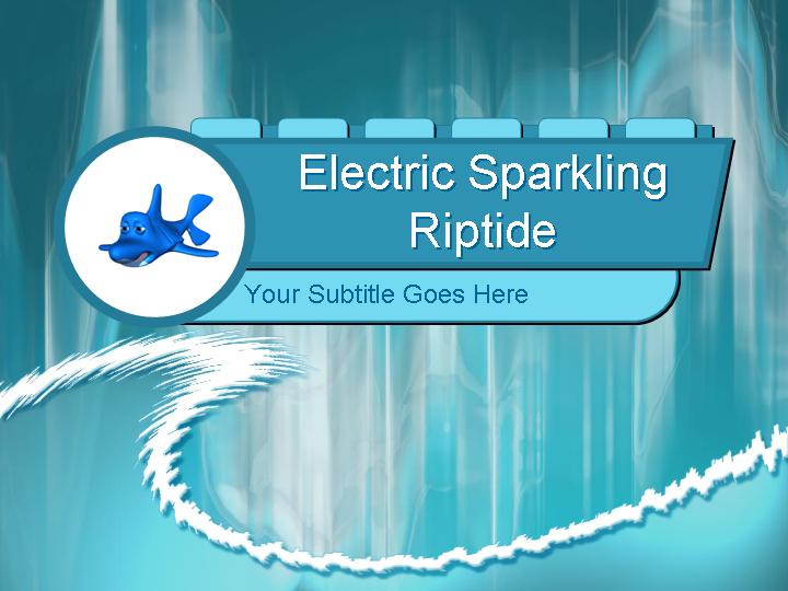 sparkling riptide ppt模板