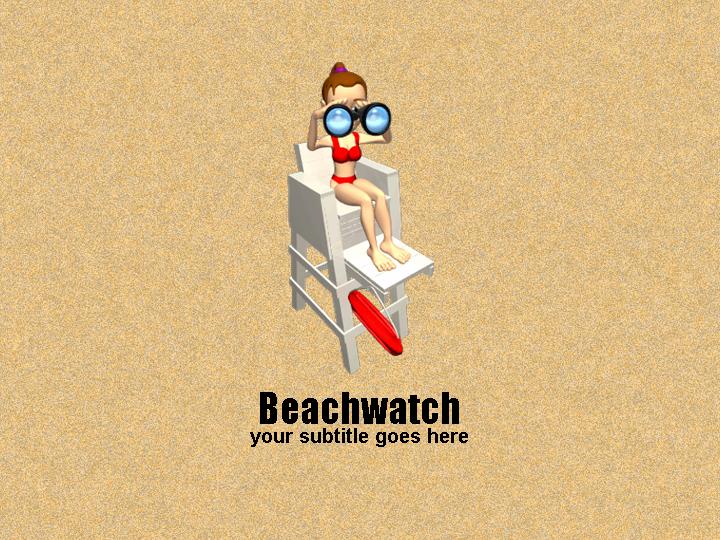 beachwatch ppt模板