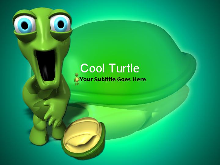 cool turtle ppt模板