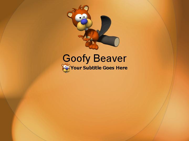 goofy beaver ppt模板