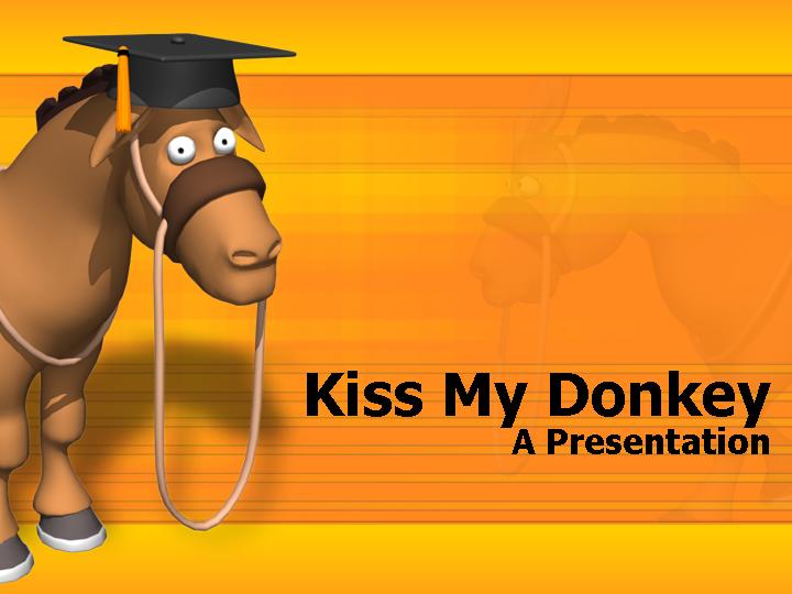 kiss my donkey ppt模板