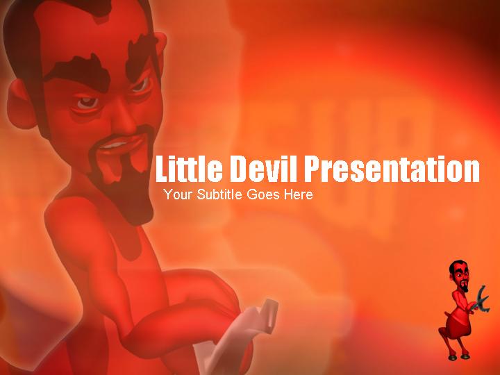 little devil ppt模板