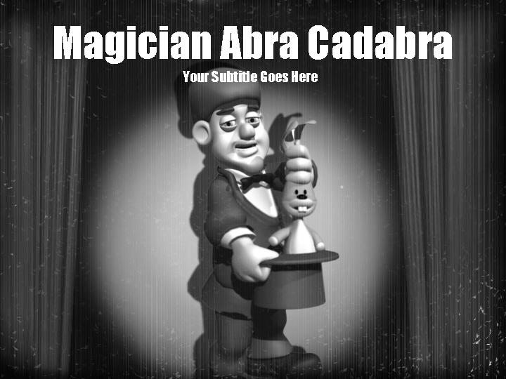 magician abra cadabra ppt模板