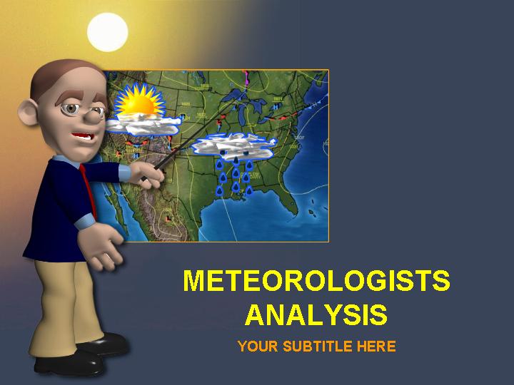 meteorologists analysis ppt模板