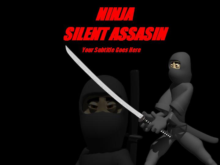 ninja silent assasin ppt模板