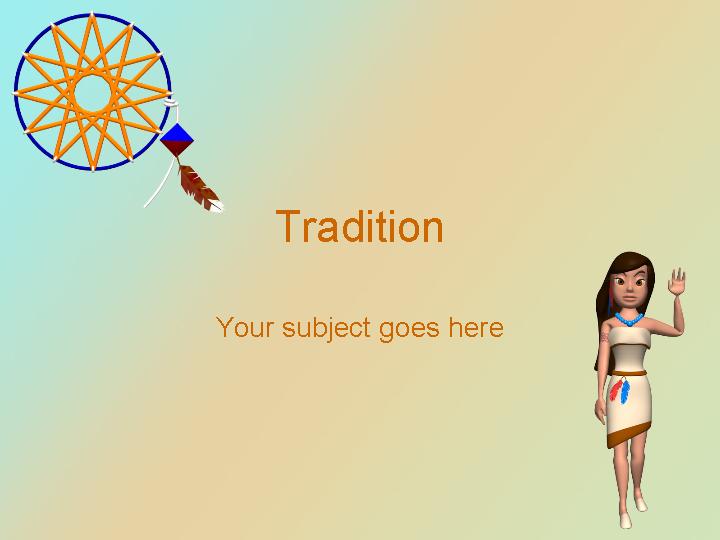 tradition ppt模板