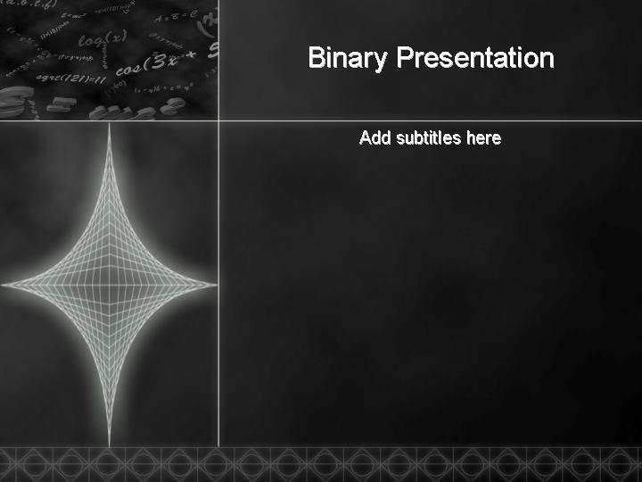 binary presentation ppt模板