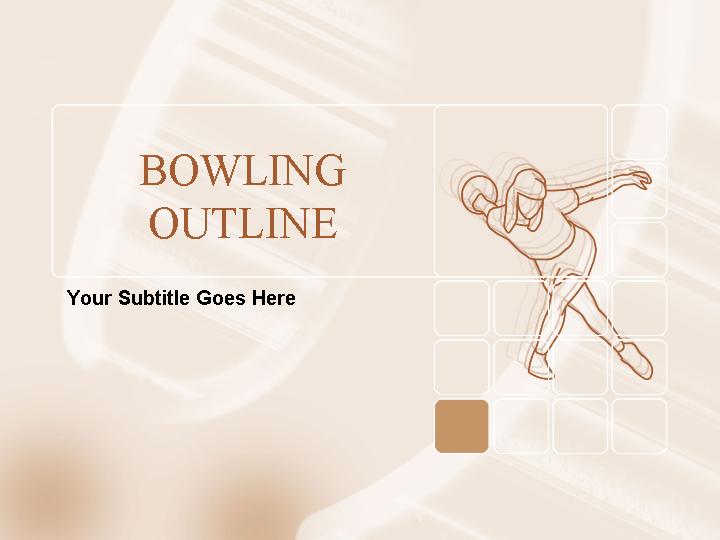 bowling outline ppt模板