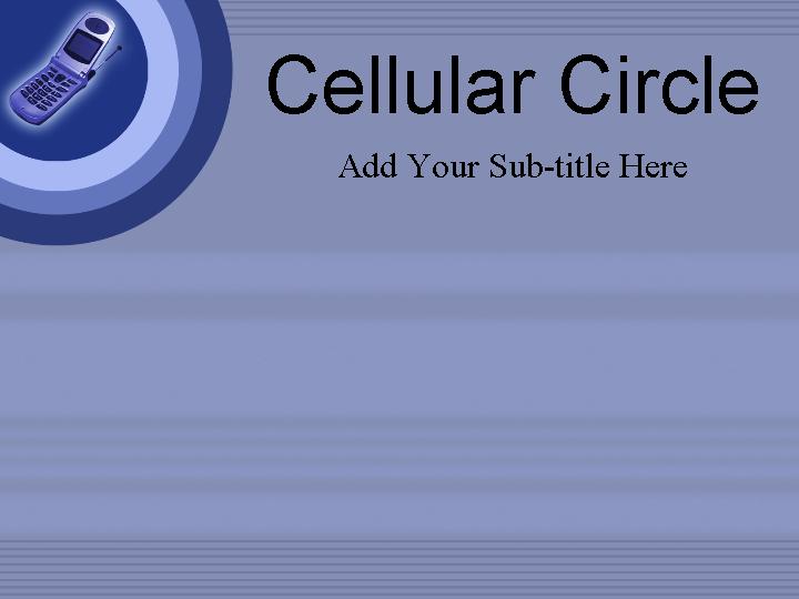 cellular circle ppt模板