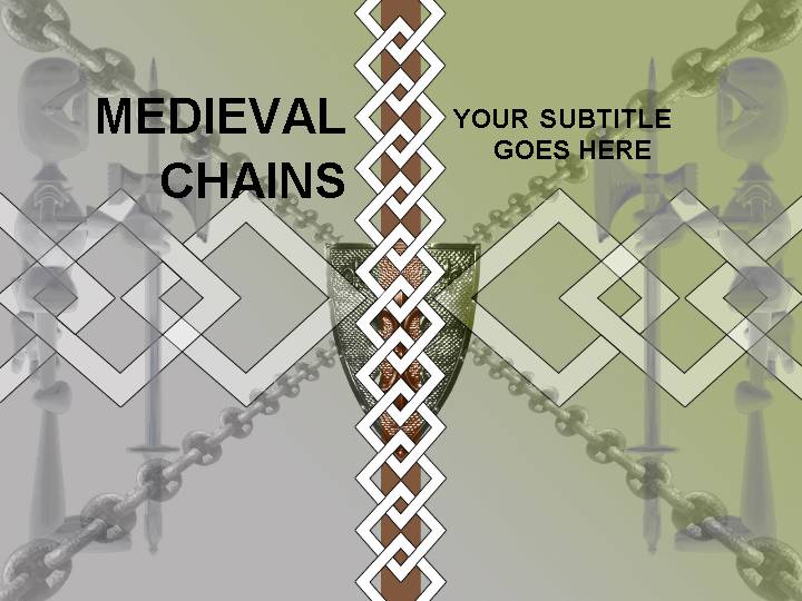 medieval chains ppt模板