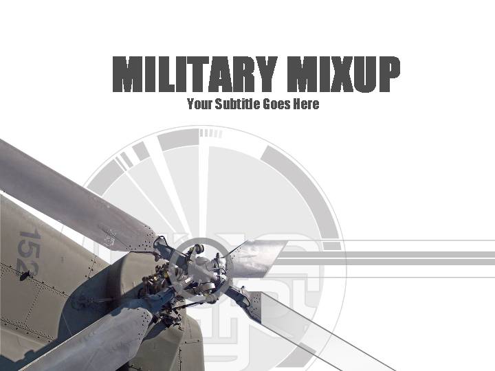 military mixup ppt模板