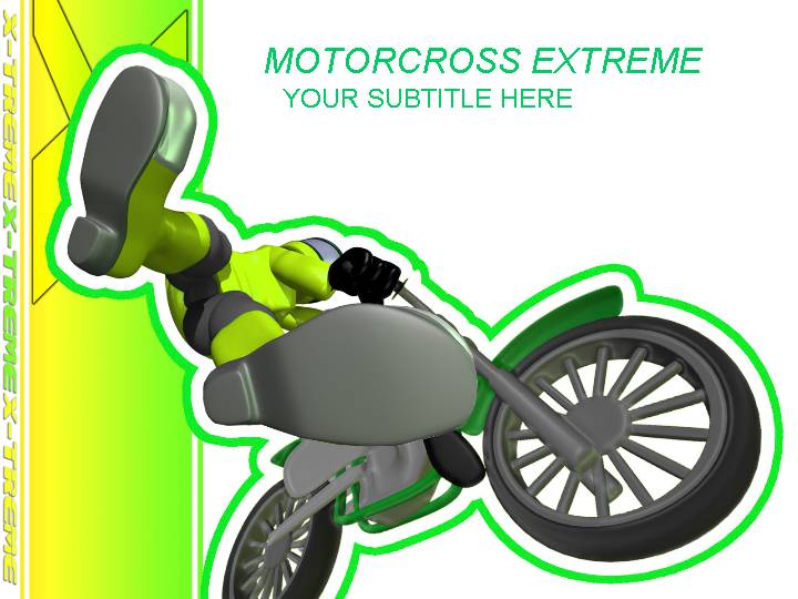 motorcross extreme ppt模板