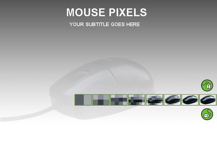 mouse pixels ppt模板