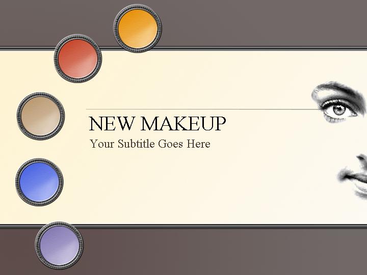 new makeup ppt模板