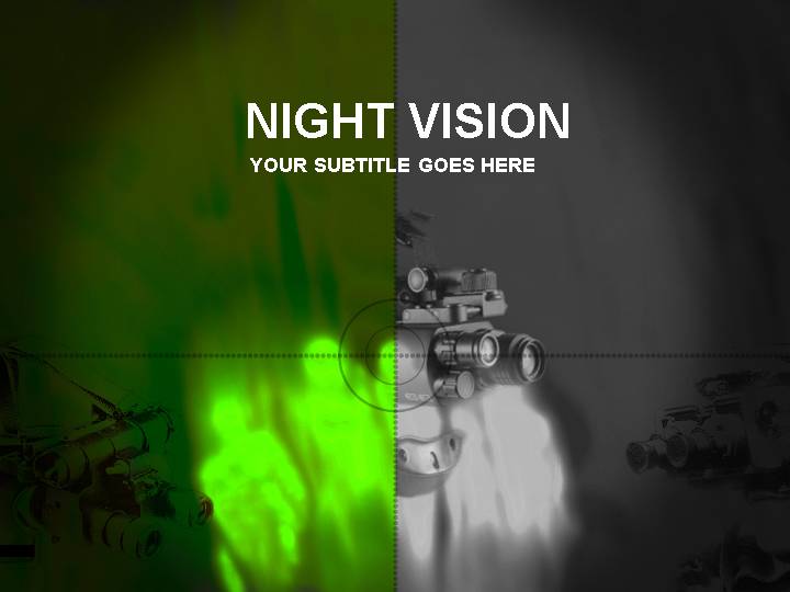 night vision ppt模板